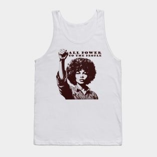 angela davis art visual Tank Top